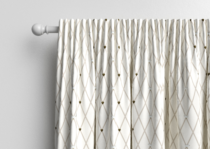 Puddle Down, Trellis Down - Made to Measure Curtains - Image 9